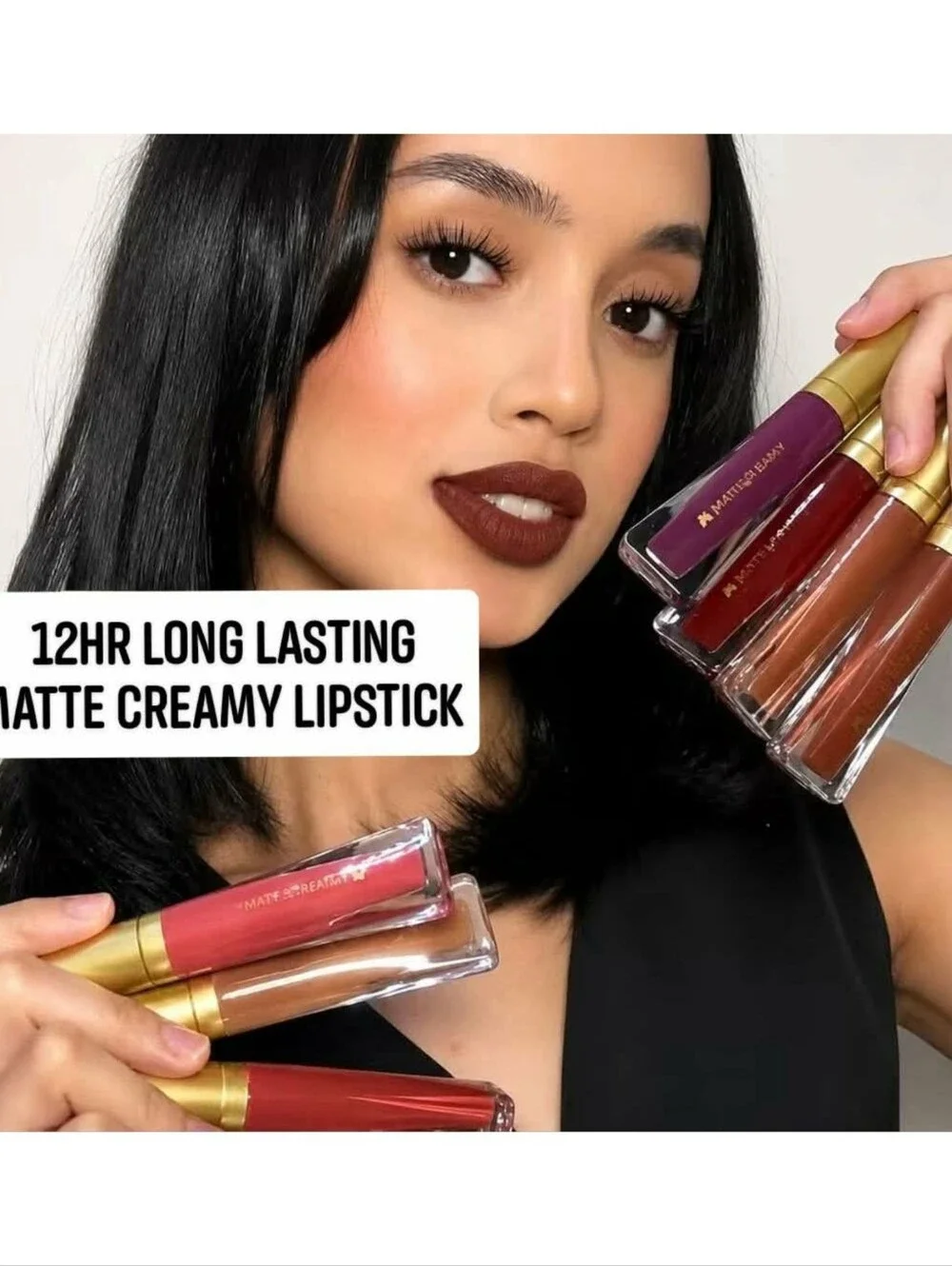 Bundle Pack 4+1 Free Matte Creamy Lipstick (5PCS)